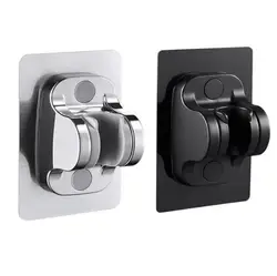 Self-adhesive Shower Holder Adjustable Punch Free Bathroom Shower Bracket Gel Wall Mounted Stand Bathroom Accessories