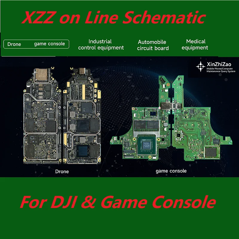 

Xinzhizao Game Console Nintendo Switch Endurance DJI Drone 2 Schematic PCB layer. Maintenance Inquiry System Dongle Repair Kit