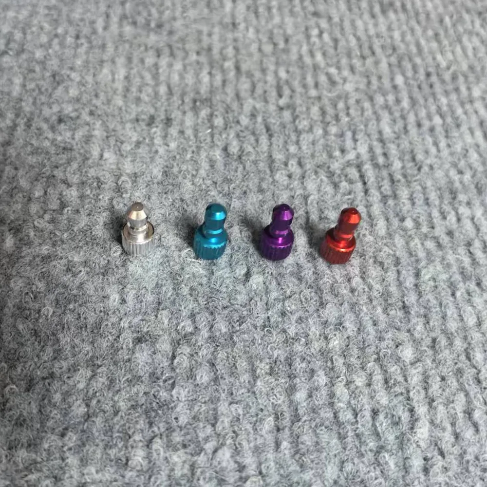 Bouchon de Tube de remplissage de carburant quatre couleurs, 2 pièces, bouchons de ligne de points pour pièces d'avion Nitro essence RC