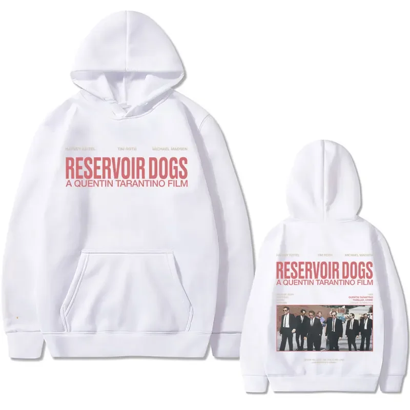 Director Quentin Tarantino Hoodie Movie Reservoir Dogs Double Sided Print Hoodies Men Women Casual Vintage Oversized Sweatshirt