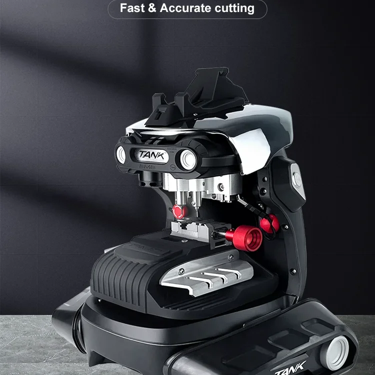 2023 Newest 2M2 Tank Automatic Car Key Cutting Machine Work on Android Via V8/X6