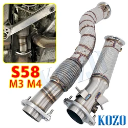 Turbo Downpipe kit For BMW S58 M2 M3 M4 G80 G82 2021+