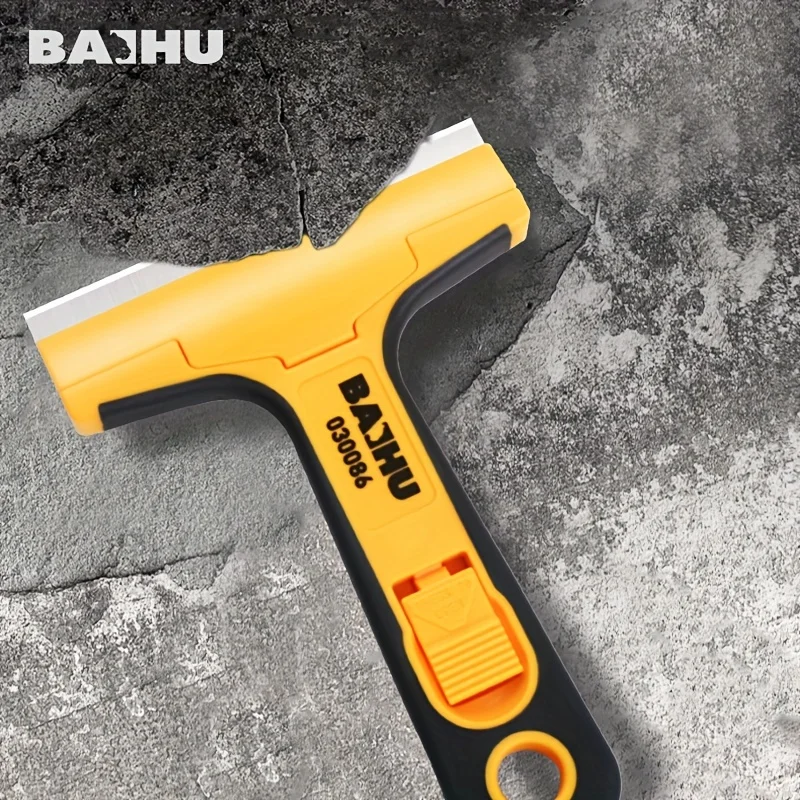 أداة مكشطة شفرة الحلاقة الواسعة - منظف الزجاج مناسب للمواقد والنوافذ وإزالة الطلاء وإزالة بقايا اللاصق