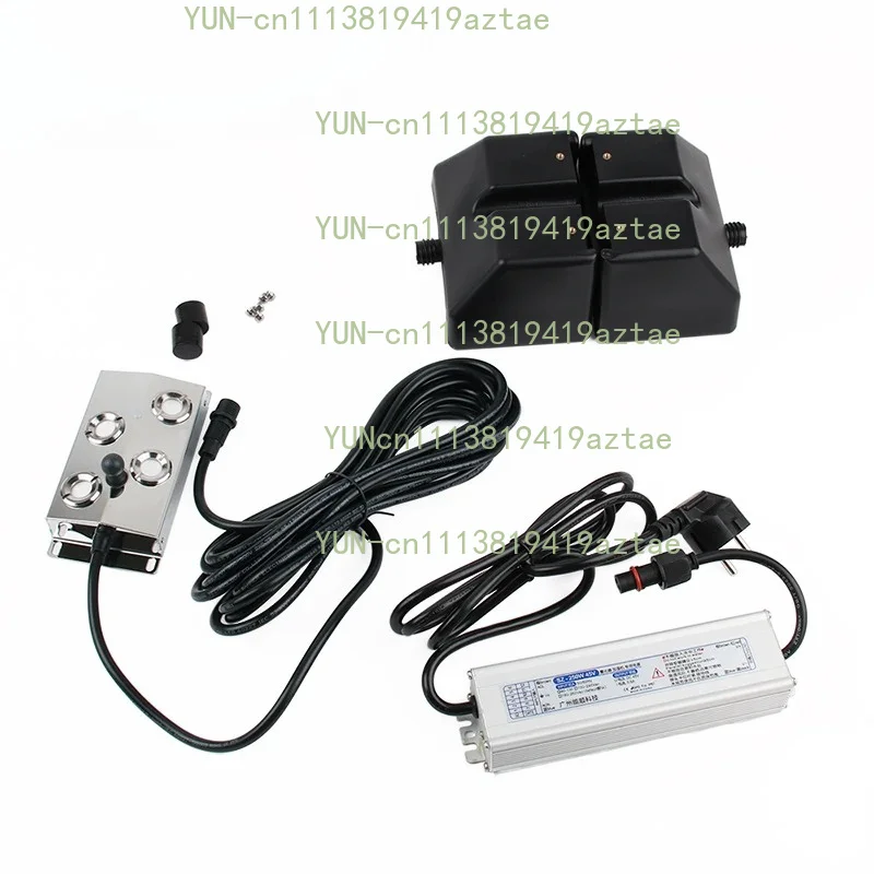 2/3/4 Head Atomizer Ultrasonic Mist Generator Fogger Stainless Steel Air Humidifier Atomizing Plate Fog Maker Sprayer Nebulizer