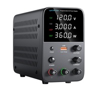 WANPTEK BENCH DC ADJUSTABLE POWER SUPPLY, DC POWER, 120V 3A, REPAIR, TEST, LAB, DESIGN, SCHOOL, ELECTROPLATE, CHARGE, WPS1203H