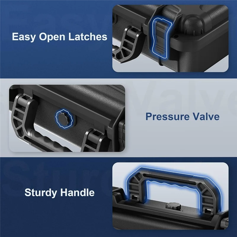 ABBN-Carrying Case For Playstation Portal Remote Player, Hard Shell Travel Case With DIY Customizable Foam For PS Portal