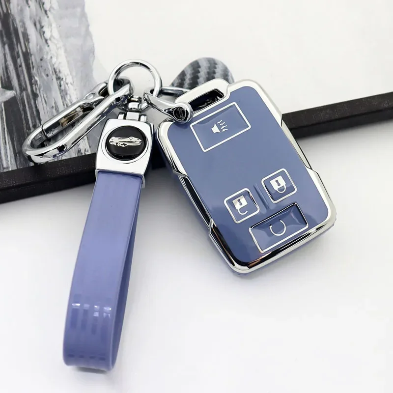 Для Chevrolet SUBURBAN Saboban GMC Sierra Canyon Colorado Silverado 4-кнопочный брелок из ТПУ, чехол для ключей от автомобиля, аксессуары