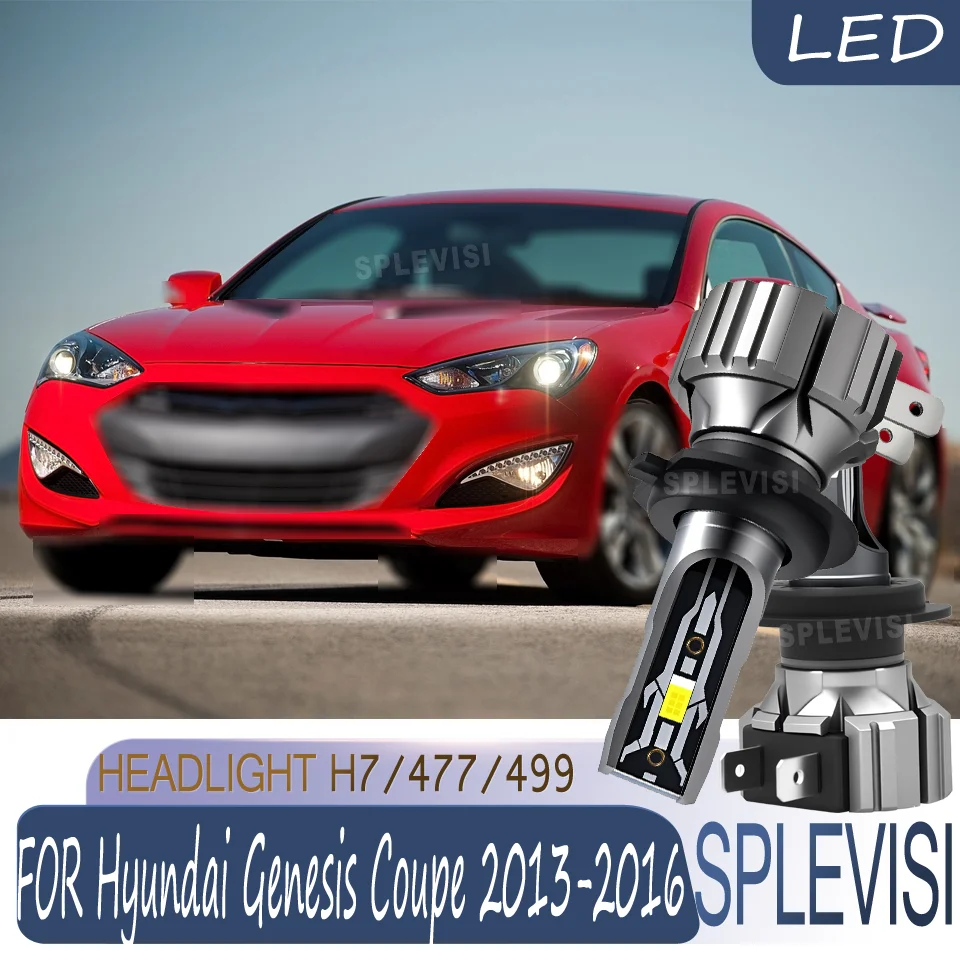 

Illuminates More Road AheadHeadlight h7/477 LED 60000 Hour Lifespan Simple Setup For Hyundai Genesis Coupe 2013 2014 2015 2016