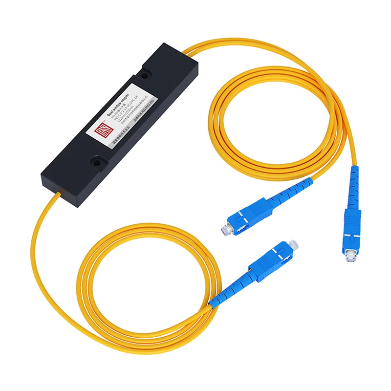 SC/UPC 1x2 FTTH Fiber Optic Splitter 1 Point 2 Fiber Optic Splitter Box Tapered 1 To 2 Splitter Box SC/UPC Computer Accessories