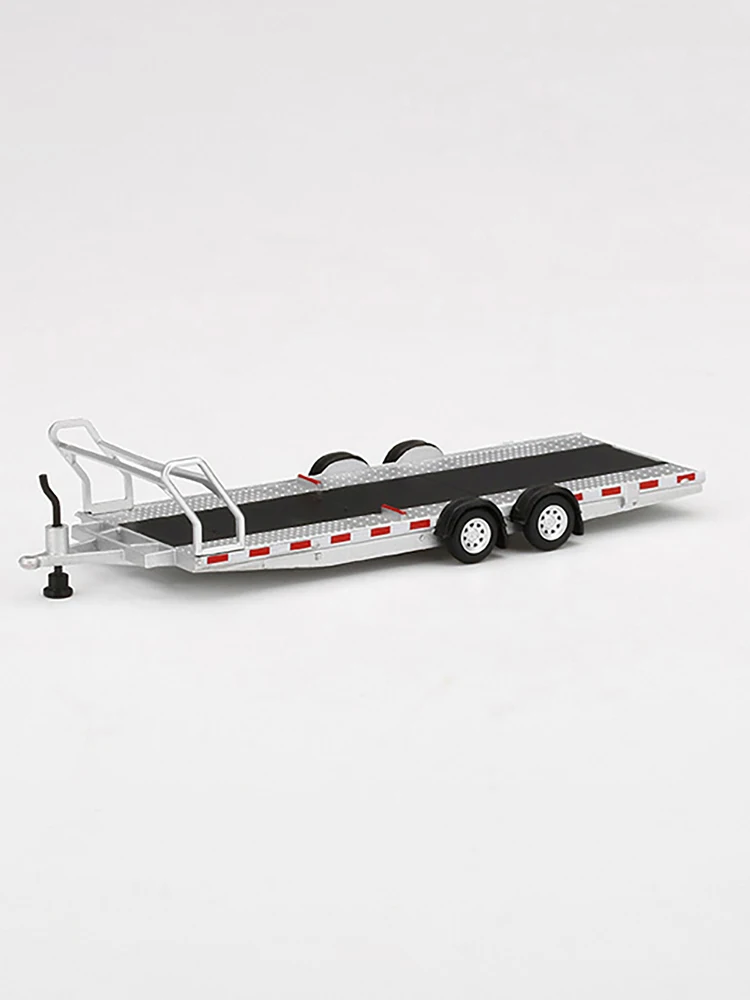 Mini Gt 1:64 Trailer Trailer Auto Hauler Trailer Simulatie Legering Auto Spuitgieten Voertuig Plaat Model Collection Auto Accessoires