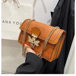 New Bag Fashion Chain Single Shoulder Bag Retro Crossbody Bags for Women Designer Luxury Bag Bolso Mujer Free Shipping