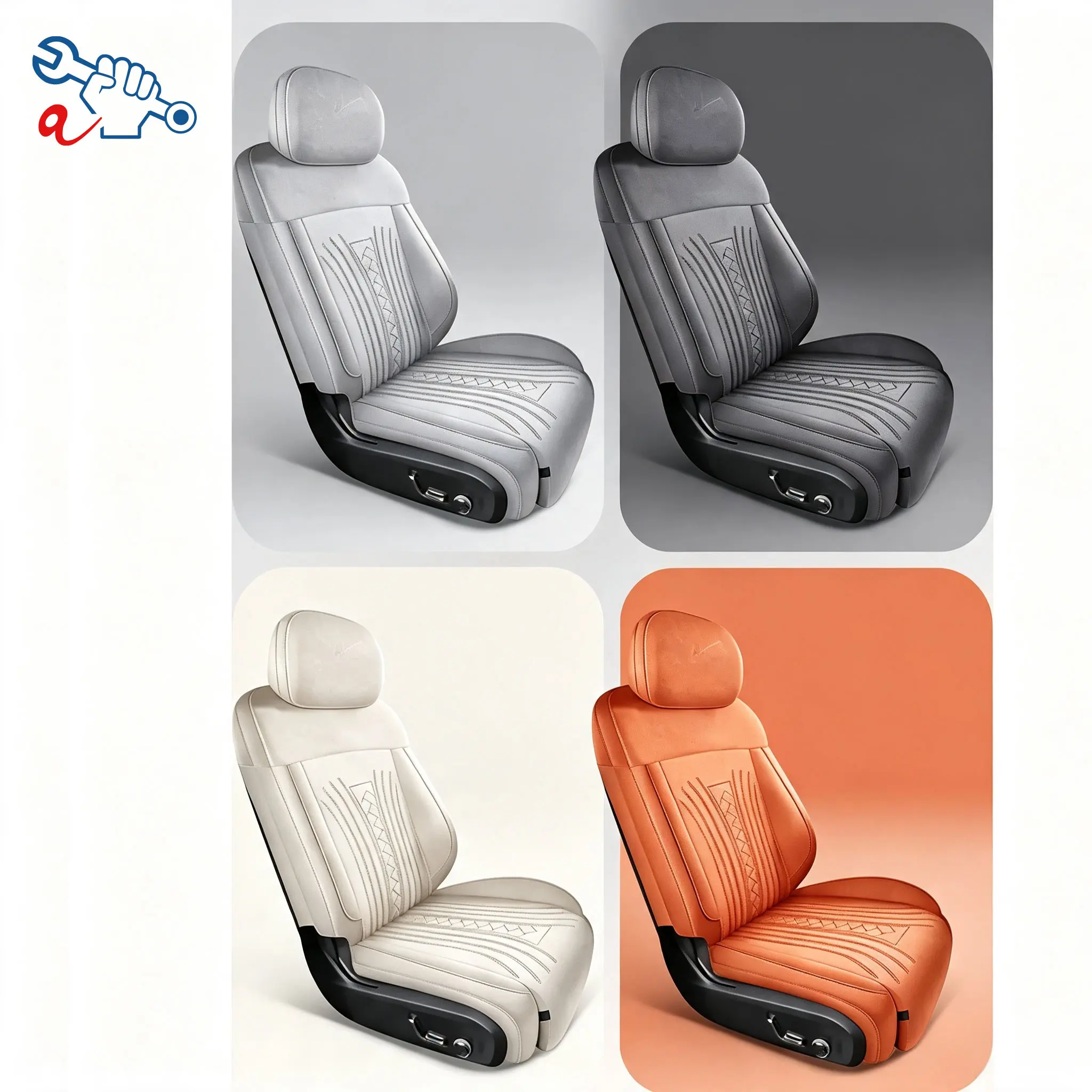 Left-Drive Car Seat Cover For Lynk & Co 900 2025-2026 Custom Fit Seat Cover Full Surrounded Seat Protection Cushion Auto