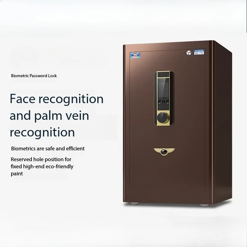 

60cm 80cm 100cm Modern luxury bedroom furniture home Face recognition safe household large anti-theft CSP steel safe decoration