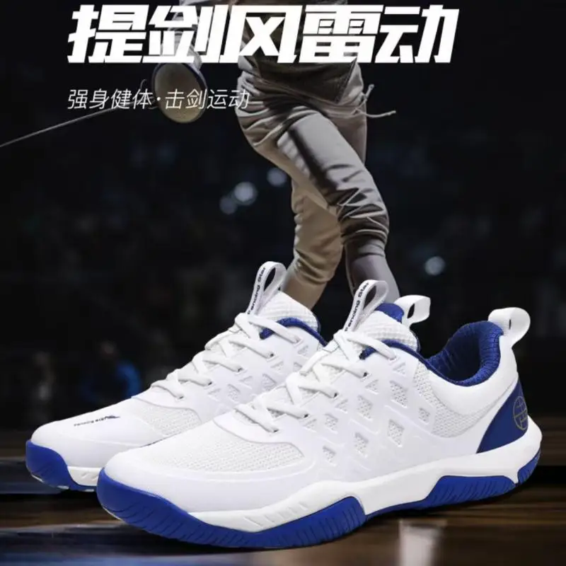 

Professional Fencing Shoes Unisex Indoor Sports Shoes Comfortable and Versatile Fencing Footwear Couples' Fitness Shoes