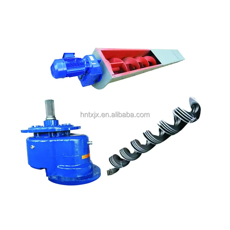 ناقل حلزوني واسع النطاق على شكل حرف U ماكينة تغذية الحمأة الحبيبية لمضخات الخرسانة #3