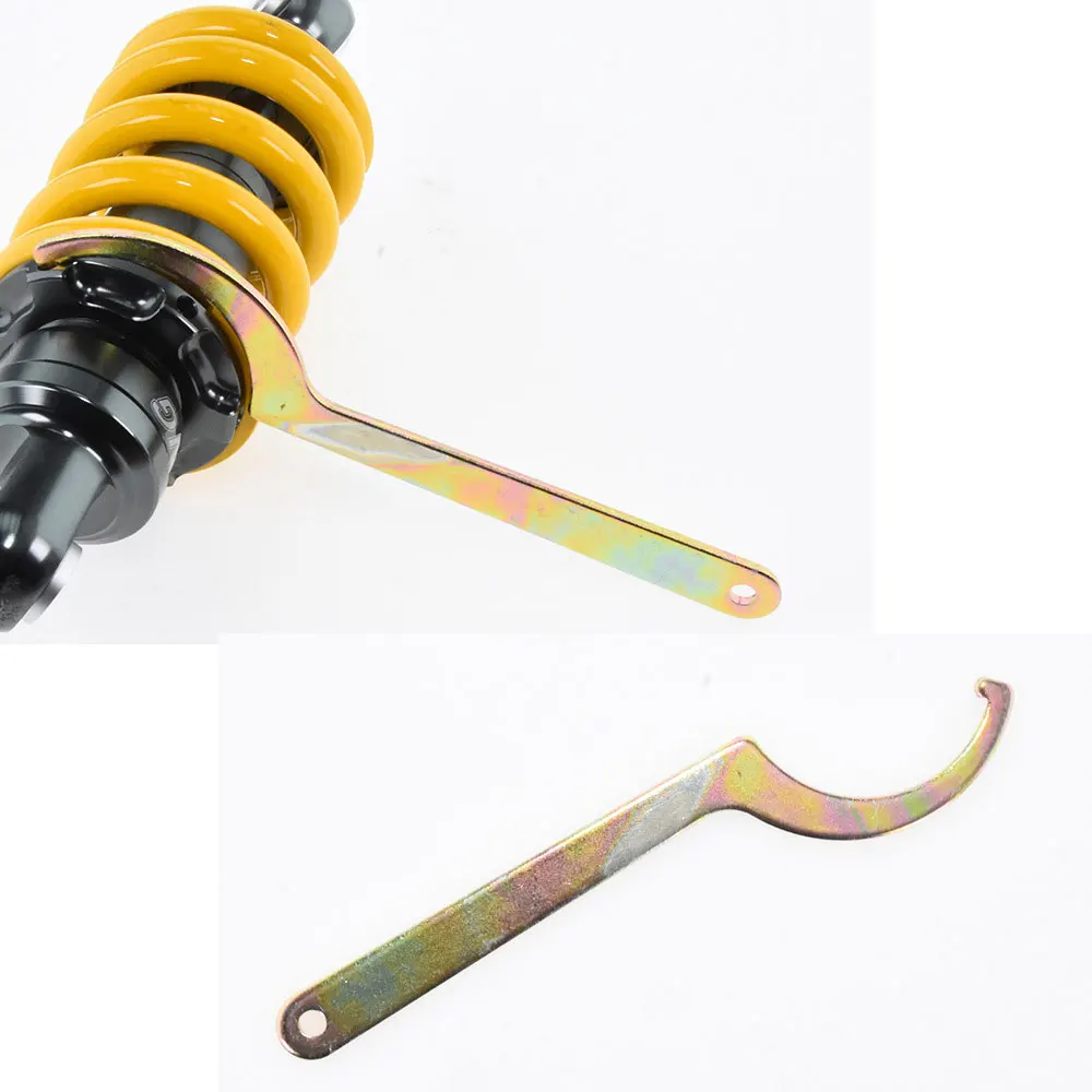 Image of 185mm Moto Schraubenschlüssel Frühling Teller Absorption Werkzeuge Motorrad Reparatur Werkzeug Stoßdämpfer Suspension Werkzeuge Hand Werkzeug Haken