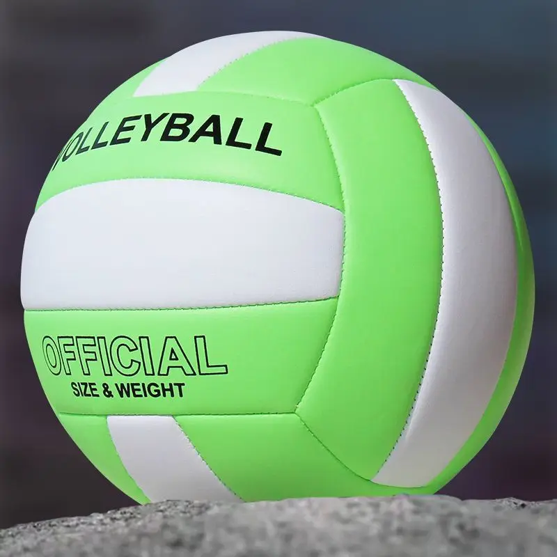 Ballon d\'entraînement de volley-ball professionnel pour les jeunes et les débutants, taille souple 5, outil d\'entraînement de jeu de volley-ball en