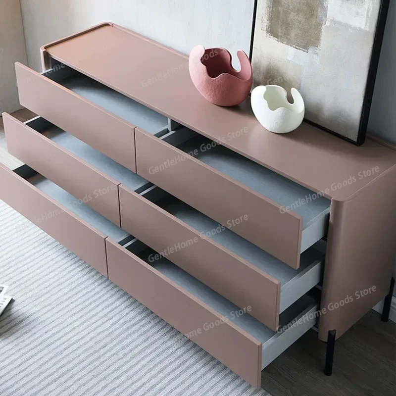 

Pink Vanity Living Room Cabinet Designer Luxury Nordic Display Cabinet Dresser Drawers Szafki Do Salonu Sideboards Metal Cabinet