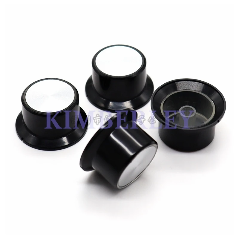 2PCS 35 X 18.5MM Light Transmission Knob Potentiometer Knob Light Guide Knob Cap Audio Accessories Cap 6MM Plum Shaft