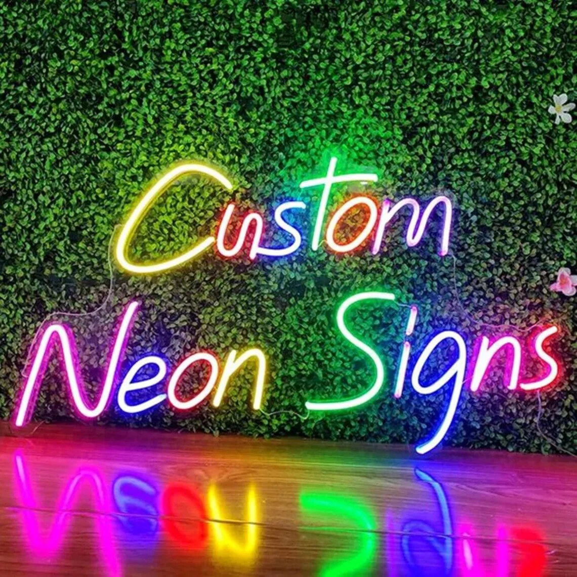 Custom Neon Sign Personalized Name LED Neon Light Wall Decor for Bedroom Game Room Man Cave Bar Wedding Birthday Gift Mix Color