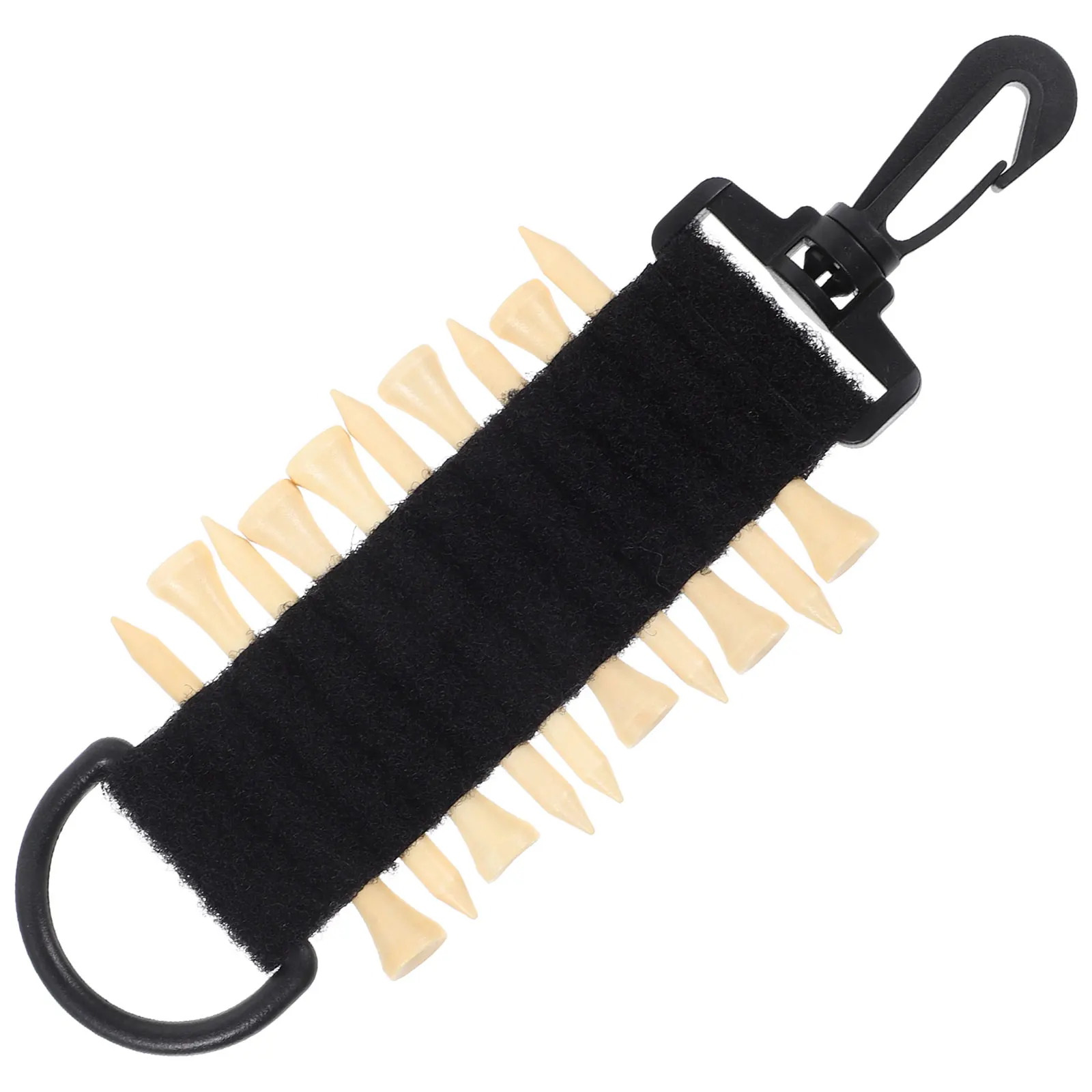 

Golf Tee Holder Black Skull Double-sided Hanging Golf Accessories Plastic Cloth Anti-wear Fracture Resistant Golfer