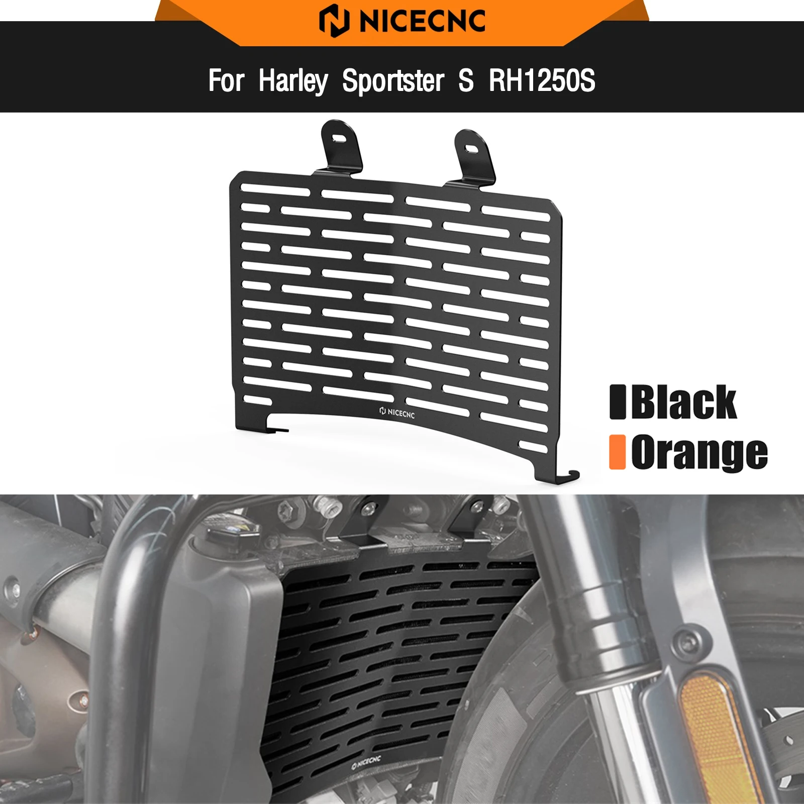 

For Harley Sportster S RH1250S 2021-2024 Radiator Grille Guard Protector Cover RH 1250S RH 1250 S RH1250 S 2021 2022 2023 2024