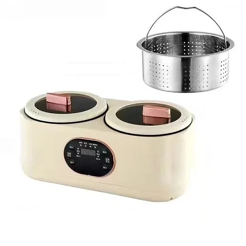 DFNDZ 이중 담낭 전기 밥솥 가정용 다기능 전기 밥솥 전기 냄비