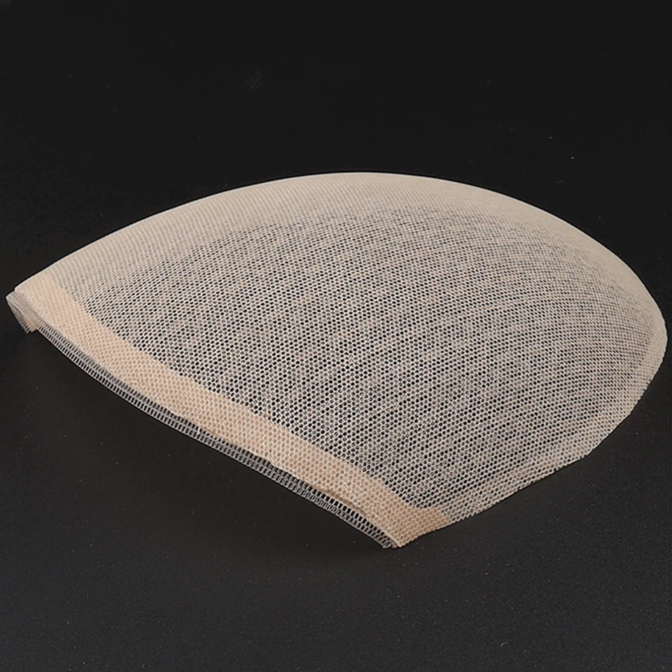 

Double-Layer MONO Lace Hair Piece, Skin-Colored Lace Mesh Piece, Mesh Bottom Cap For Wig, U Part Wig
