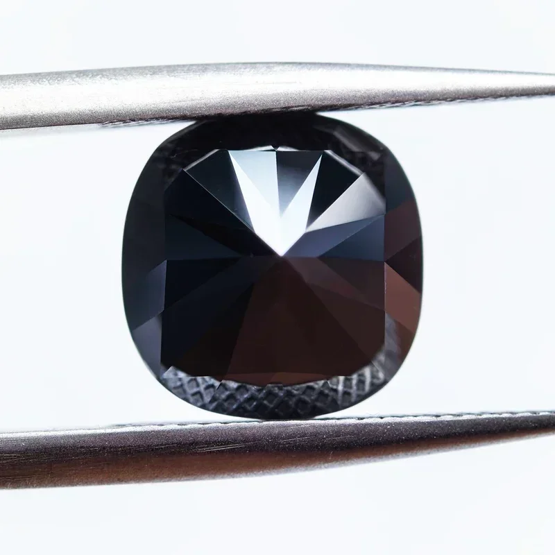 

Муассанит Камень Натуральный Черный Цвет Подушка Огранки Подвески Драгоценный Камень DIY Кольцо Ожерелье Серьги Основные Материалы с Сертификатом