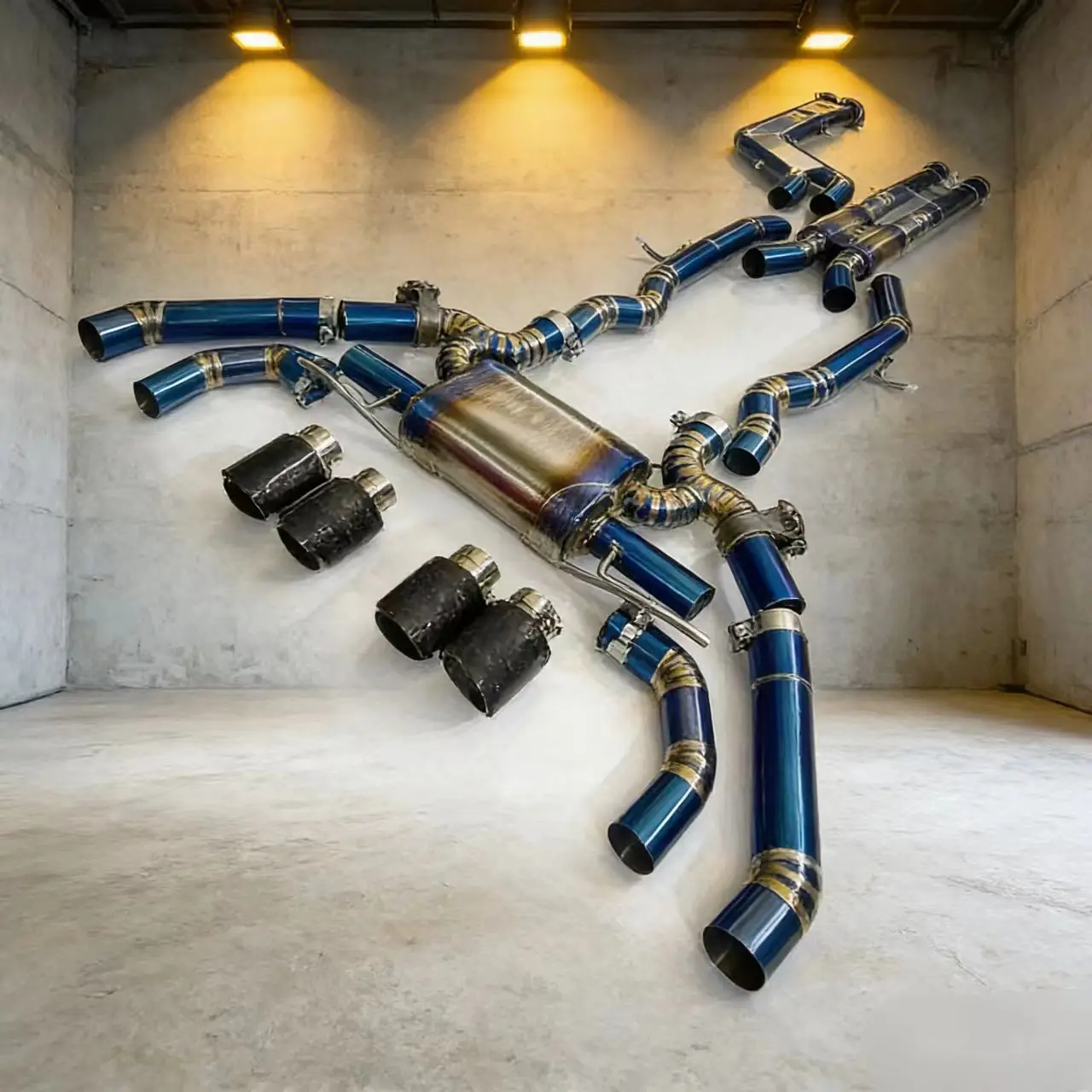 

Хит продаж BMW для соревнований X3M/X4M F97/F98 3,0T вес 2019-2023, титановая система выхлопных труб с клапаном