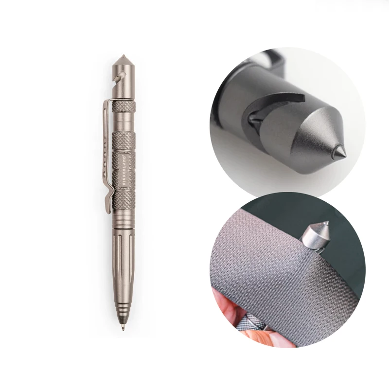 3 in 1 Multifunctional Outdoor Portable EDC Self-defense Tactical Pen Rope Cutter, Vehicle Emergency Window Breaking Tool