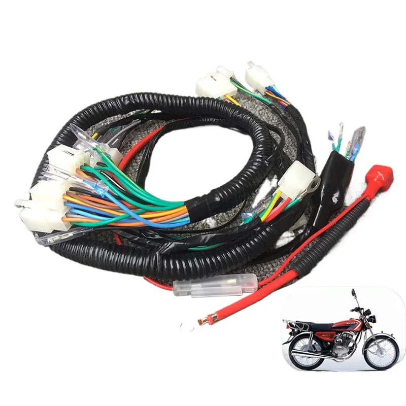 Motorcycles Electric Full Assembly Spare Parts Entire Vehile Cable Wire Line for Honda 125cc CG 125  CG125