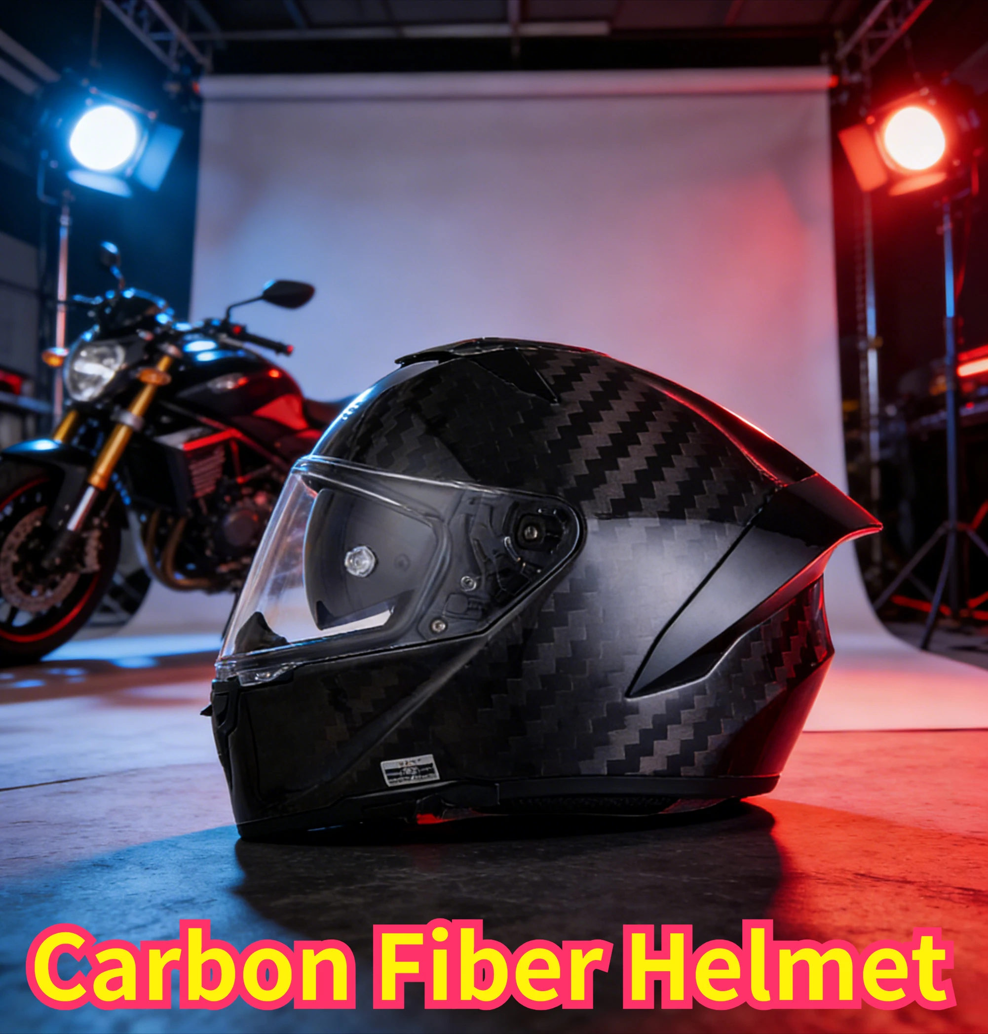 

Мотошлем из карбона для мотокросса и внедорожной езды, всесезонный, с полной защитой лица и функцией безопасности