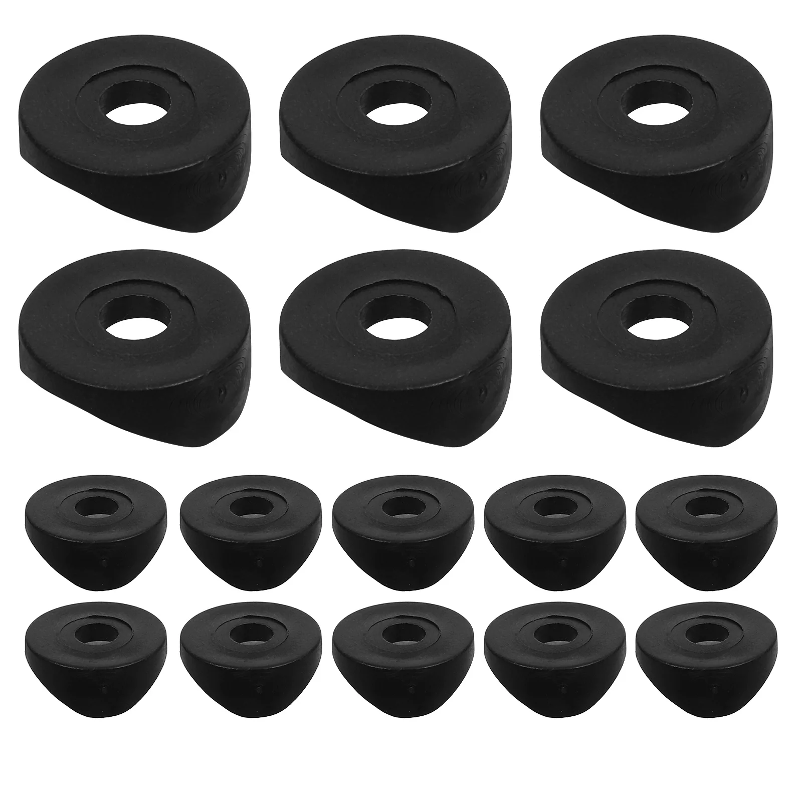 

100 pcs Wheelchair Tube Clamp Caps Black Plastic Duckbill Shape Secure Fit For Stability Durable Outdoor Use Replacement Glide