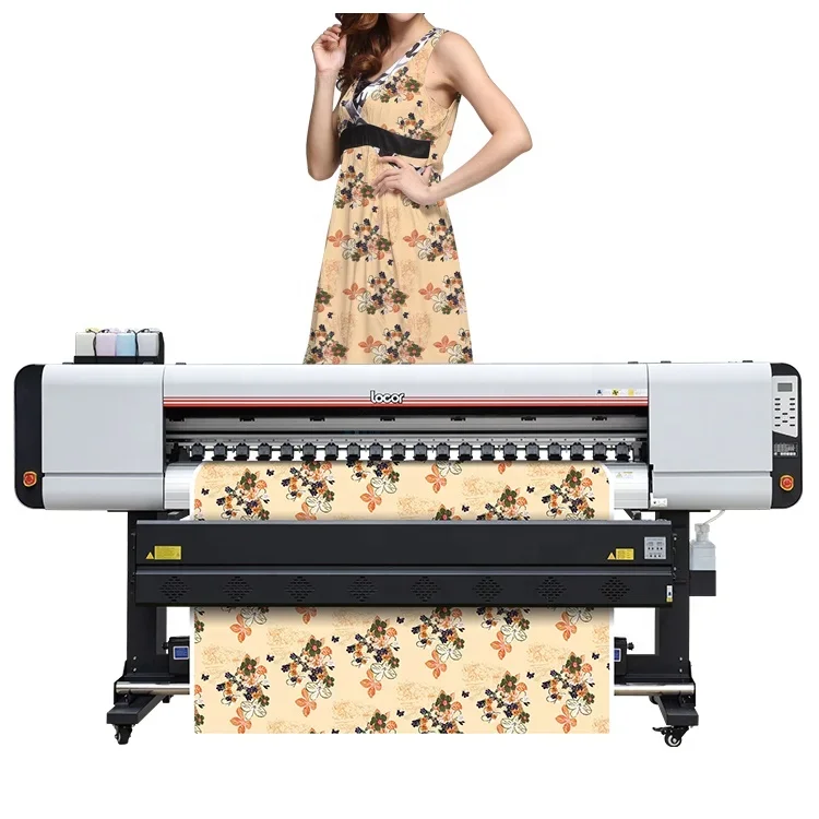 LOCOR fast speed 1.8m Dye sublimation printer price with 4720 print head