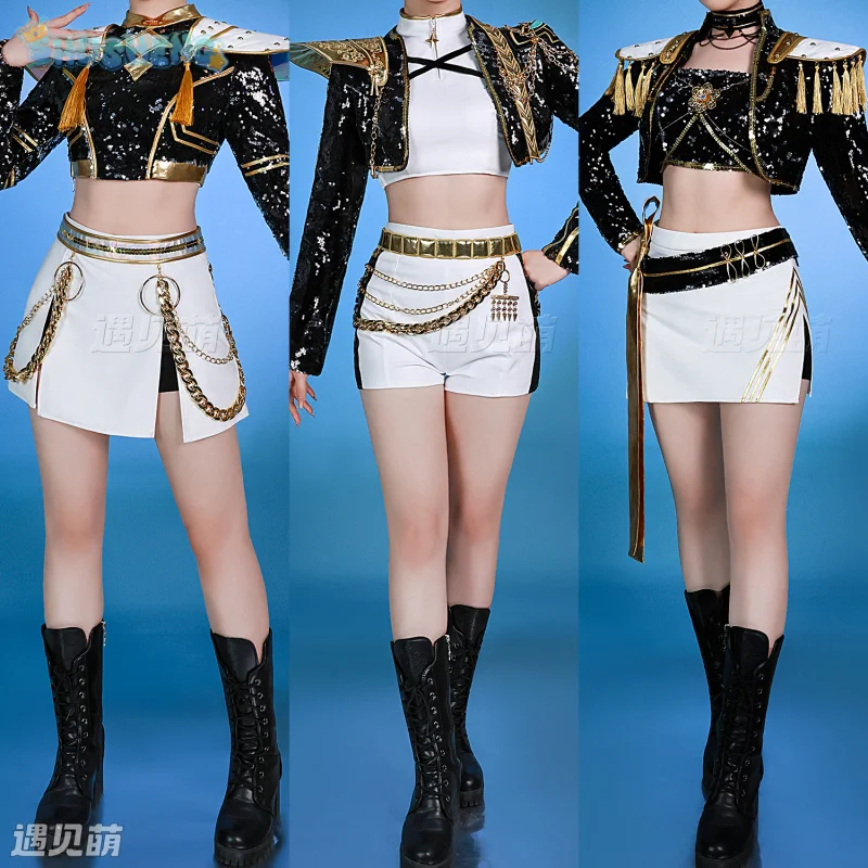 Новинка 2025, Rumi Mira Zoey HUNTR/X KPop, охотники на демонов, карнавальный костюм на Хэллоуин, женский сексуальный поющий костюм, полный комплект, S-XXXL