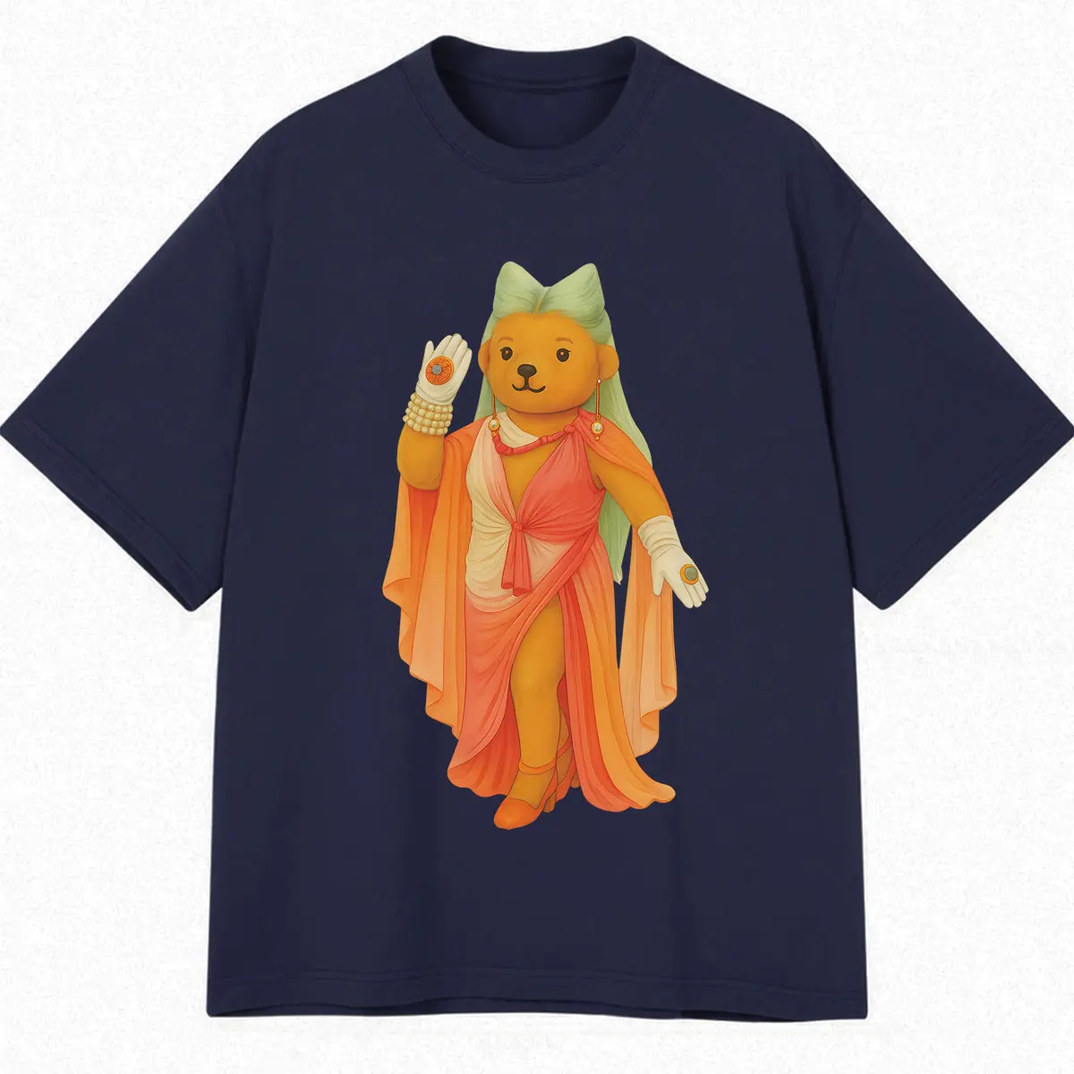 Lady Gaga Meat Dress 911 Bear The MAYHEM Ball T Shirts Fashion Kawaii Cute T-shirt Oversized Cotton Casual Men Women Tee Shirt