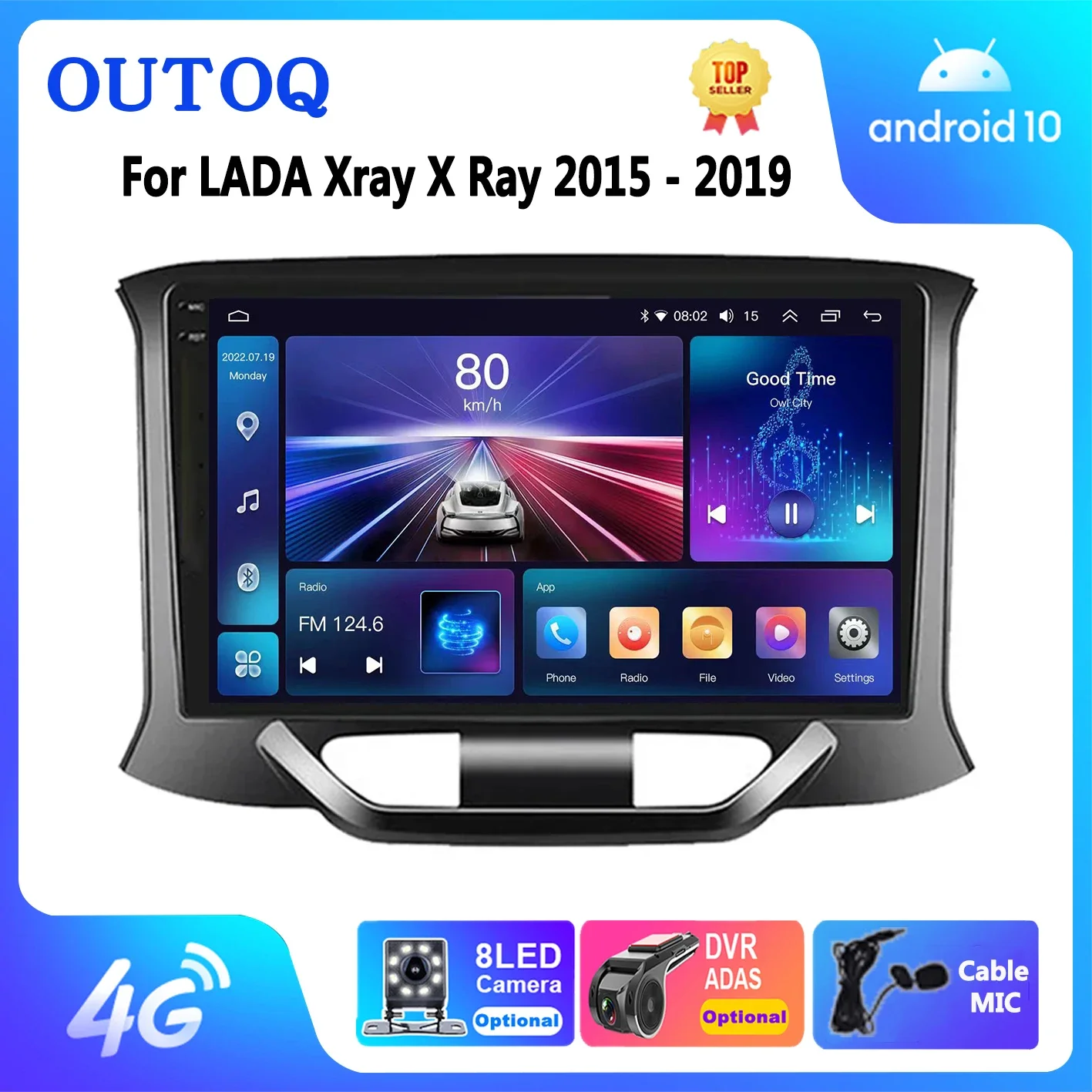 

Автомобильная Мультимедийная магнитола на Android для LADA Xray X Ray 2015-2019, мультимедийный плеер с навигацией, GPS, беспроводное автомобильное стереоустройство