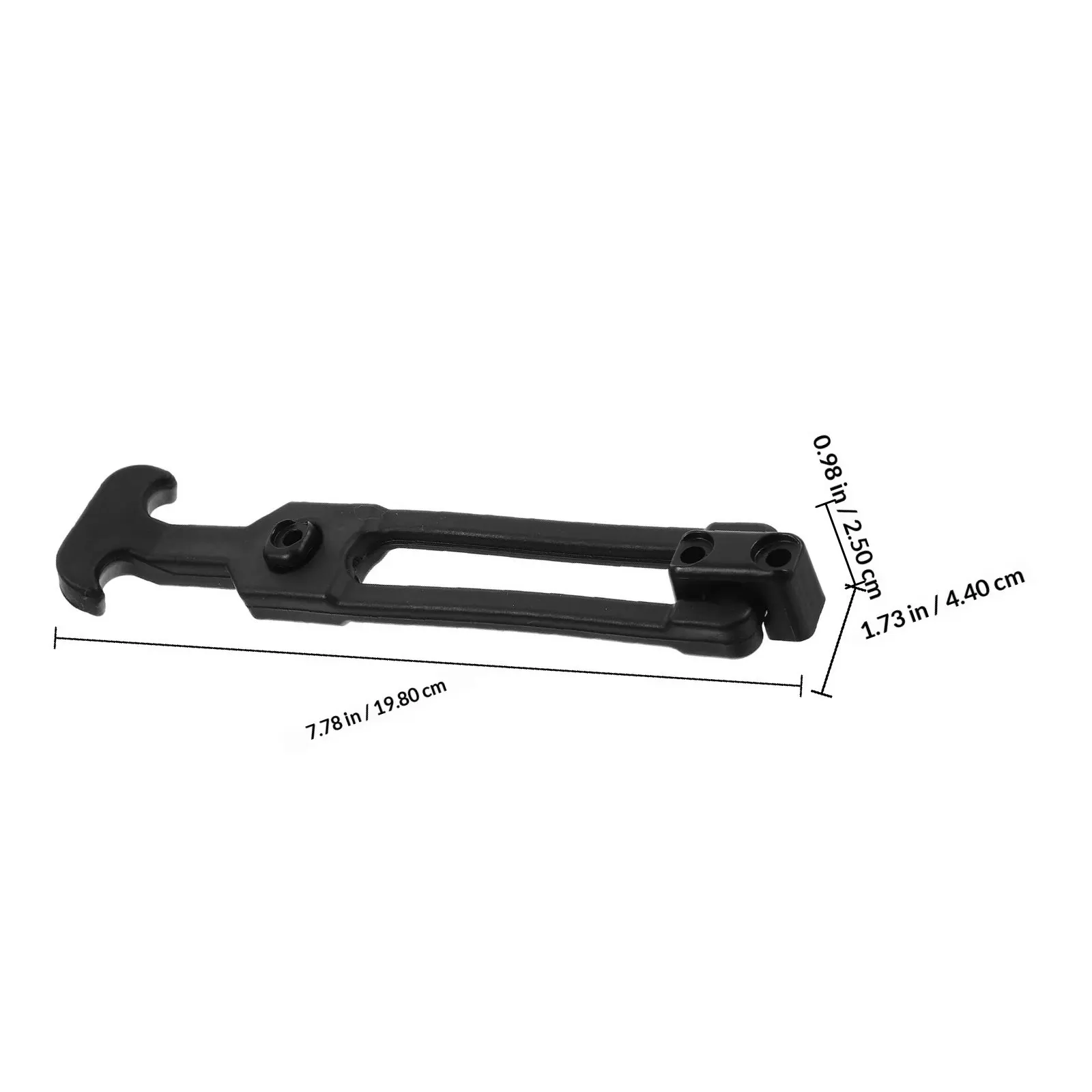 2Pcs Elastic Rubber T-Handle Latches Shock-Absorbing Prepressing Design for Tool Box Cooler Construction Equipment Machinery