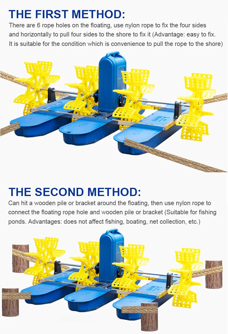 Aerator Pump for Fish Pond Farming and AquacultureHigh Efficiency 1500w Solar Powered view 5