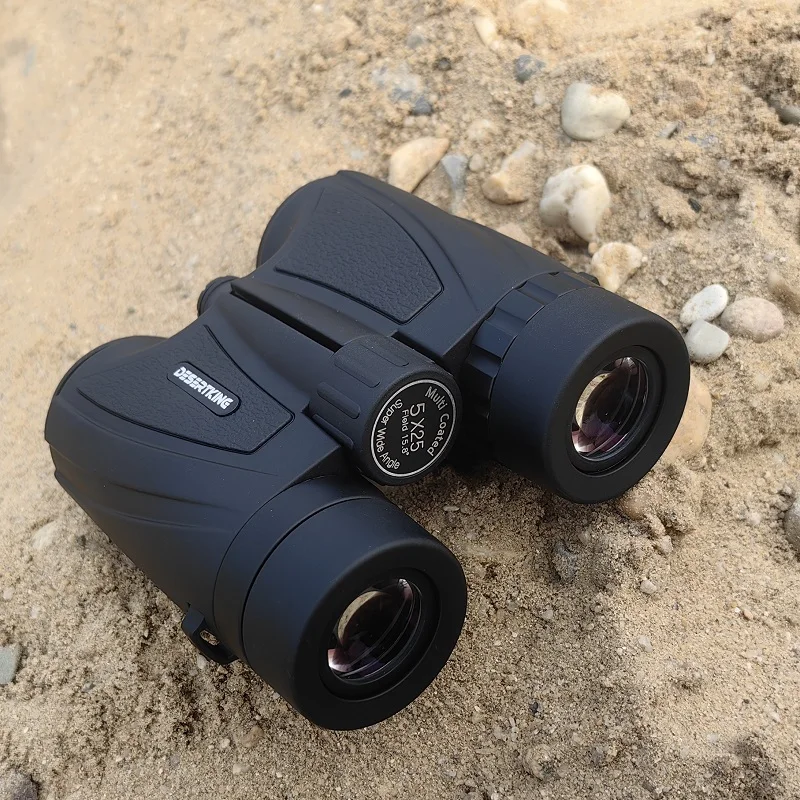 DESERTKING Ultra Wide Angle 15.8 Degree Ultra Wide Angle Sports Game Outdoor Sports Hunting 5X25 HD Binoculars