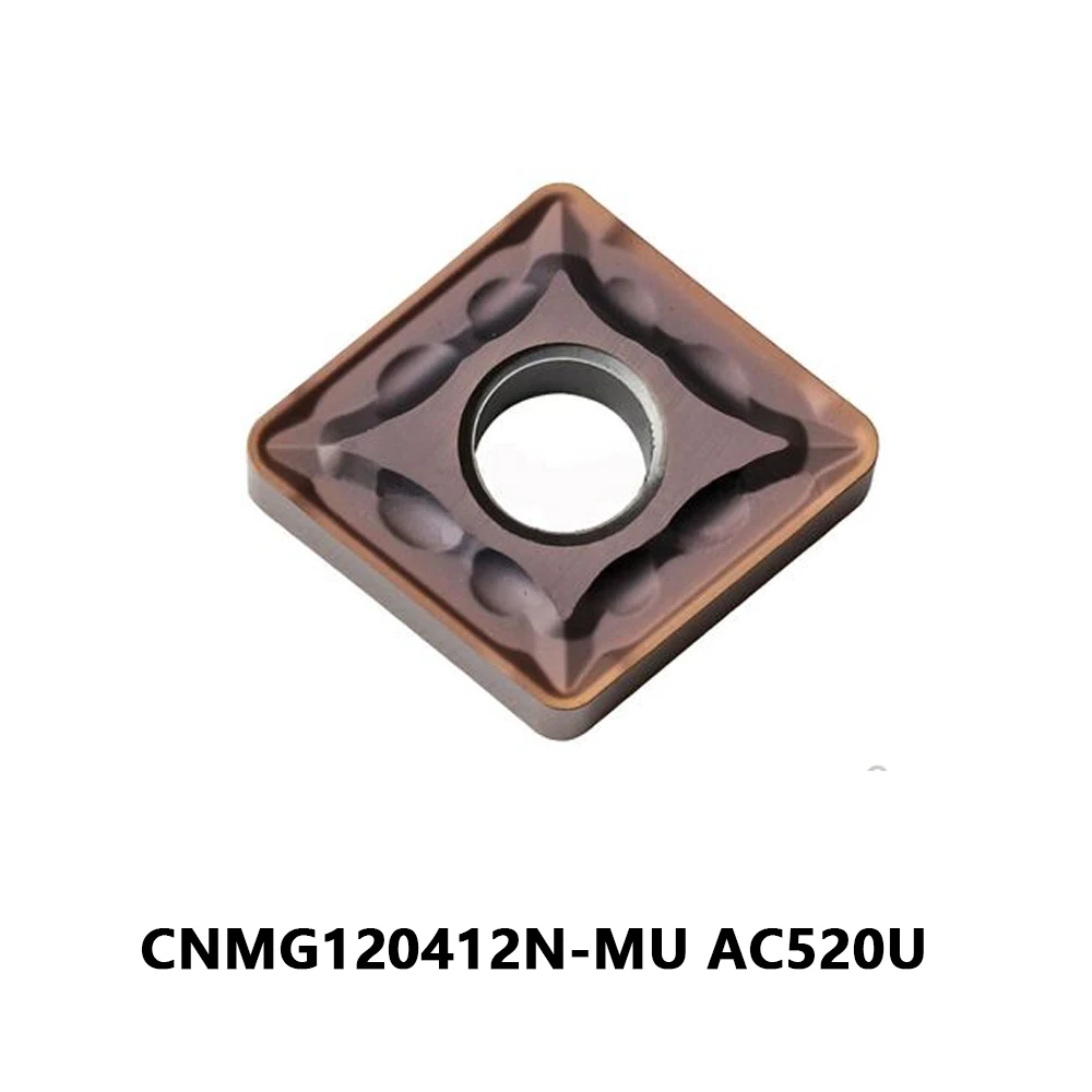 Original CNMG 120412 N-MU 80° Plates CNMG 120412N-MU CNMG 120412N MU CNMG120412N-MU AC520U Carbide Inserts Metal Turning Cutters