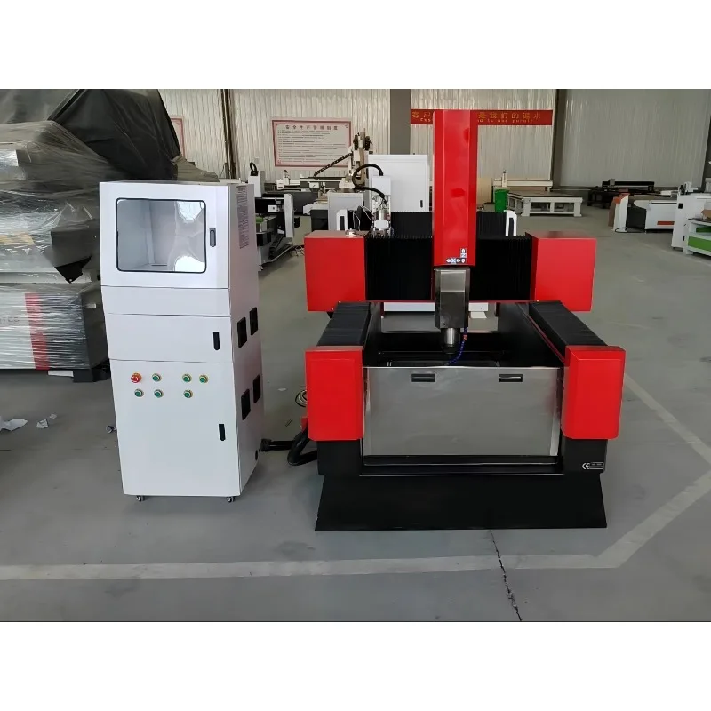 Small Size CNC Stone Engraving Machine for Marble Tile Granite Tombstone Inscription 3 Axis 4 Axis 5 Axis  Automatic CNC Router