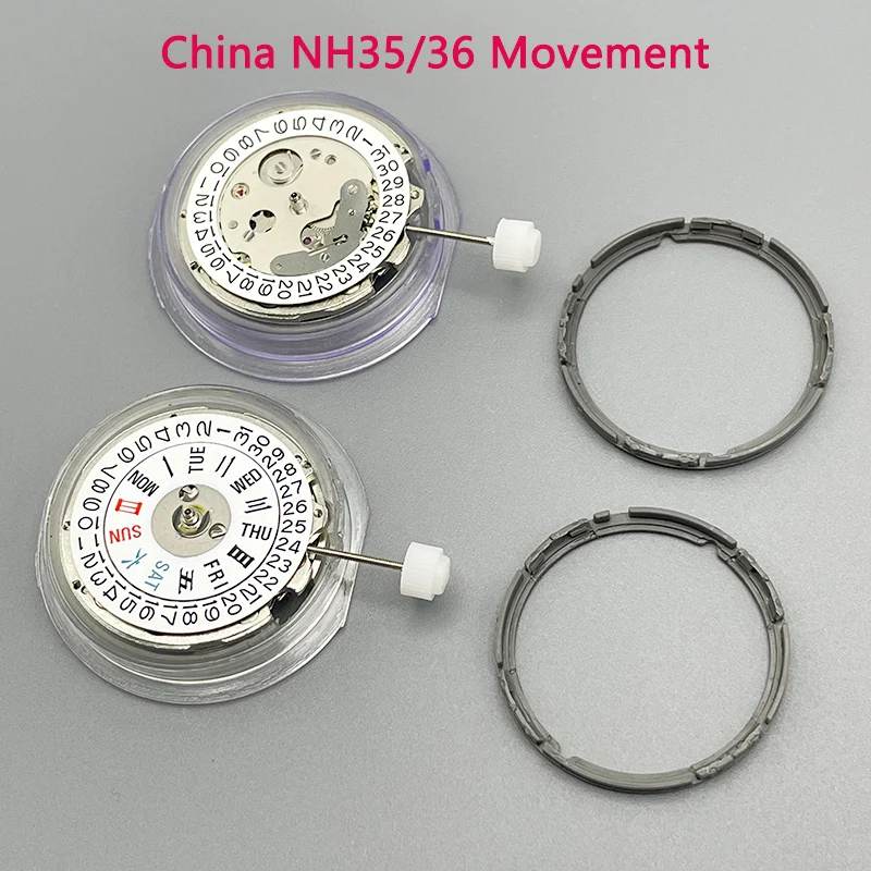 china-nh35-nh36-movement-date-3-o'clock-calendar-high-accuracy-automatic-mechanical-hanzhou-2553-2565-replace-japanese-nh35-nh36
