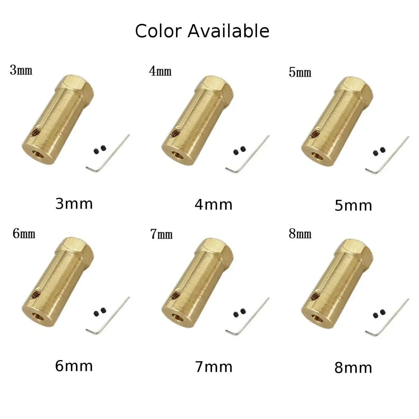 Hexagonal Acoplamento Conector para Robot Car Motor, Extensão Distância Transmissão, Acessórios Modelo e Roda Hex