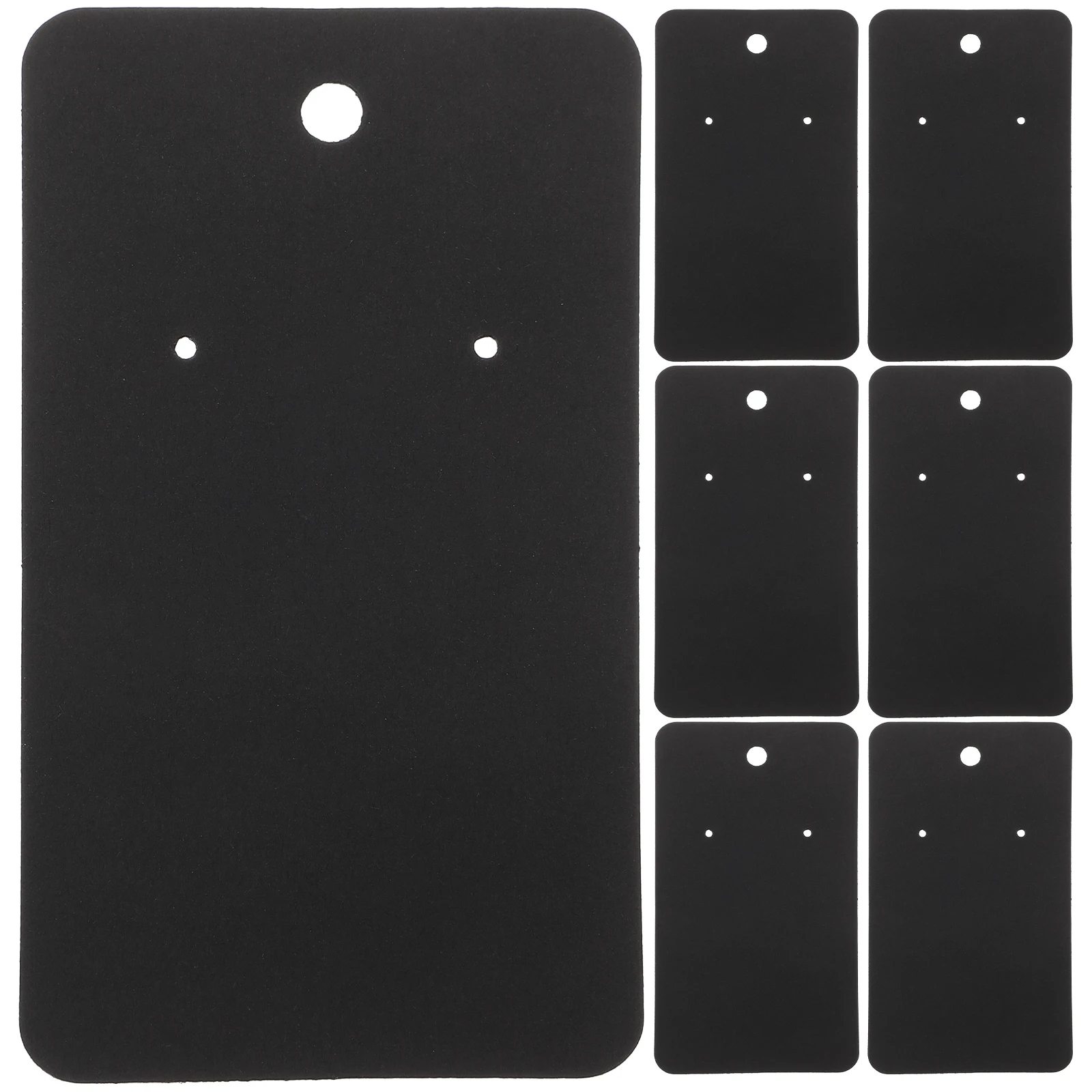 

100pcs Earring Display 9x5cm White Kraft Paper Display Cards Vintage Ear Stud Card for Earrings Necklace Packaging Storage