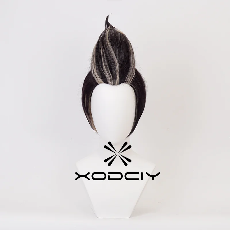 Tanaka Gandamu Cosplay Perücke Hitzebeständige Halloween Party Kurze Cosplay Haar Peruca + Perückenkappe