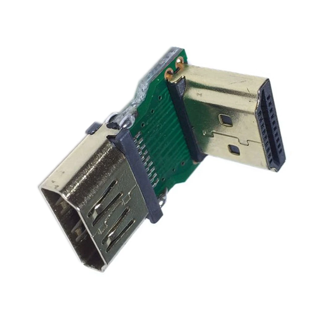 

90 degree HD adapter male to female HDMI angle rectangular board male to female ultra-thin angle high-definition expansion ada