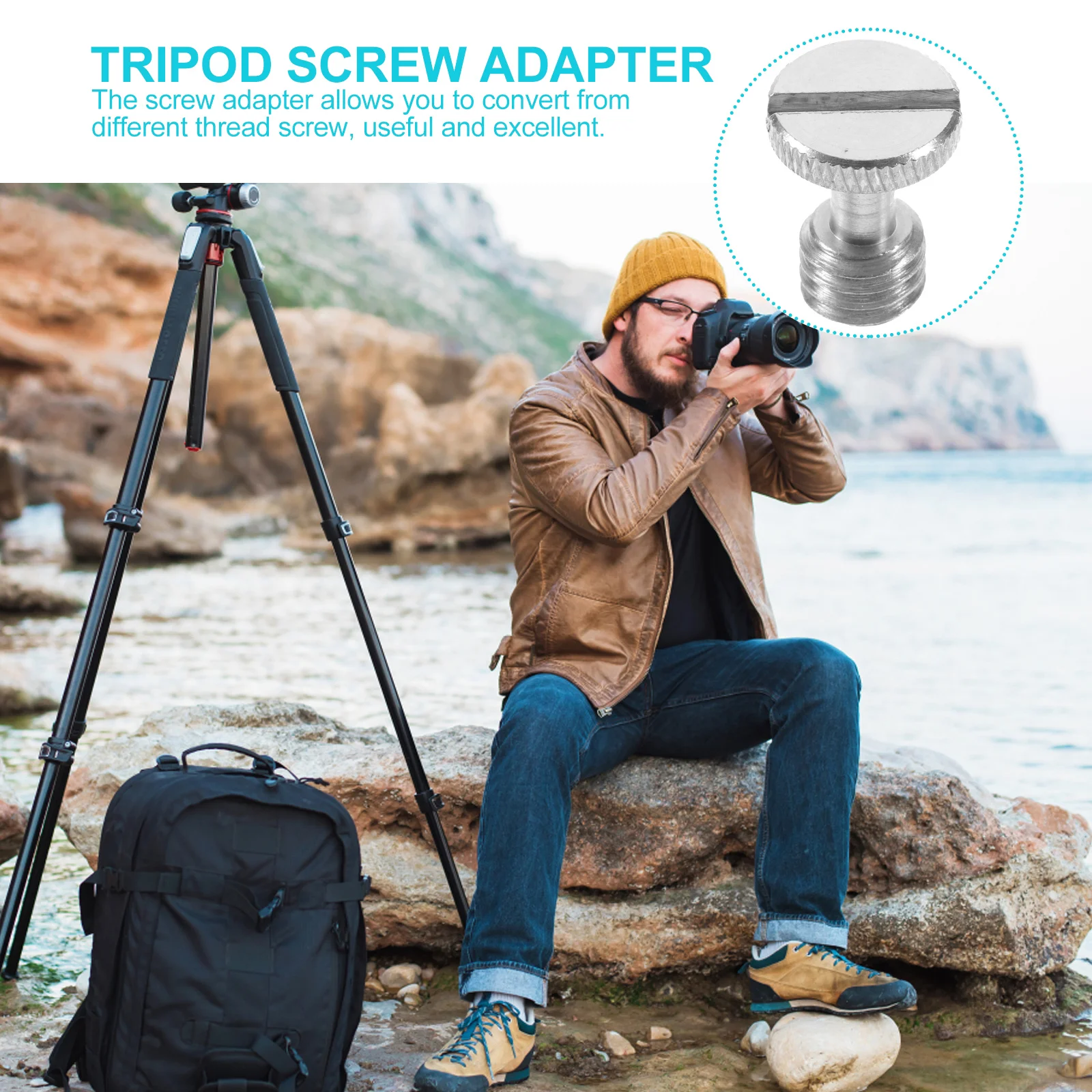 

5pcs Camera Mount Thumb Screw 3/8 Inch Quick Release Tripod Screw For Action Camera Mounting Screws Lightweight Iron Material