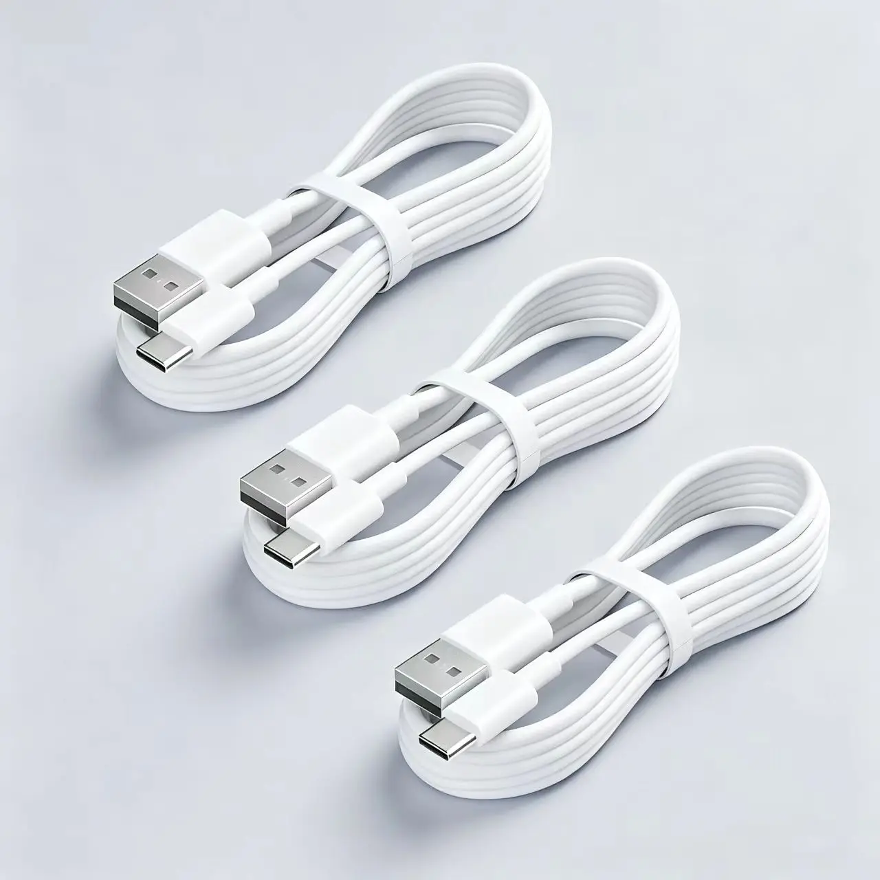 3PCS Type C Super Fast Charging Type Cable Data Cord For Samsung Huawei Xiaomi Redmi Quick Charing USB C Cables